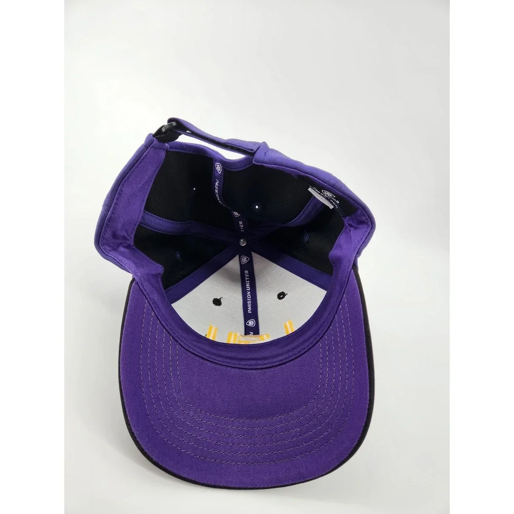 LSU Tigers Top of the World‎ 2020 Champions Hat Purple Gray Fitted Cap